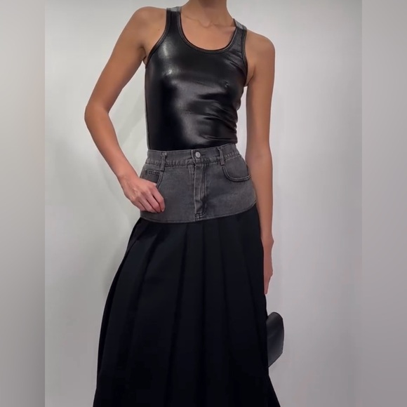 Muse black midi skirt - Picture 4 of 5